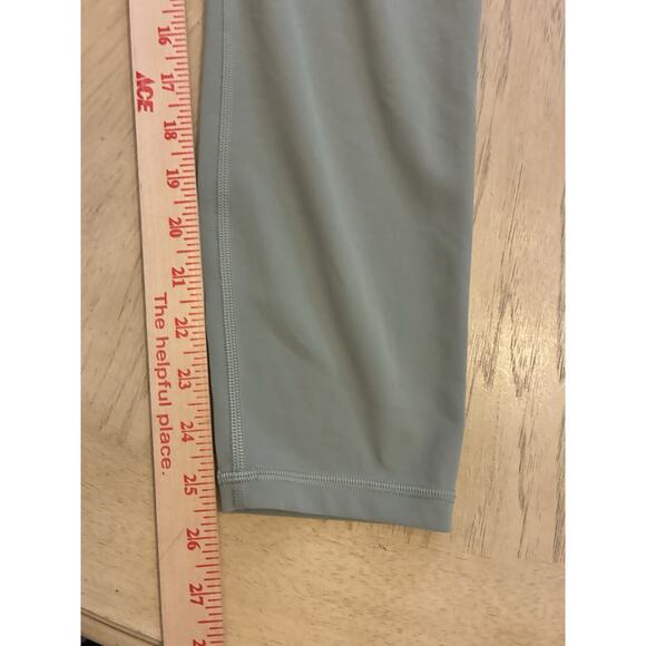 Lululemon Align High Rise Side Pockets Leggings Olive Army Green Soft Yoga Sz 10 - Picture 10 of 13